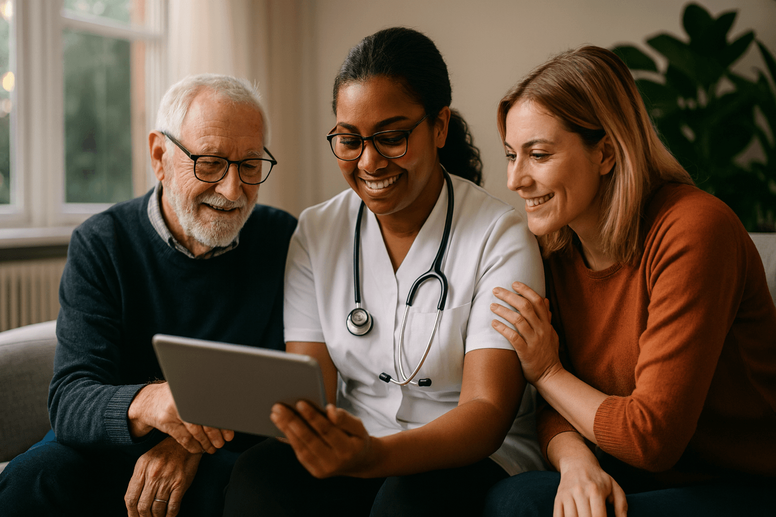 Illustratie voor Samen met familie